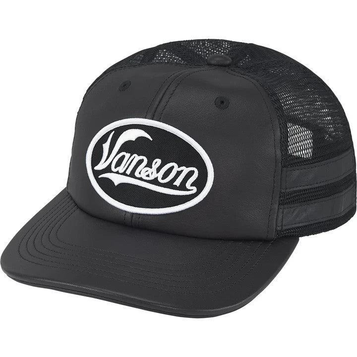 Supreme Vanson Leathers Mesh Back 6-Panel Black