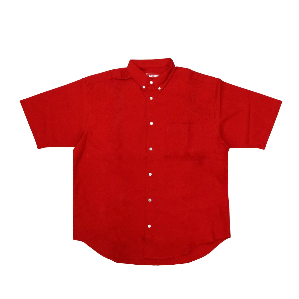 Supreme Loose Fit Oxford S/S Shirt Red