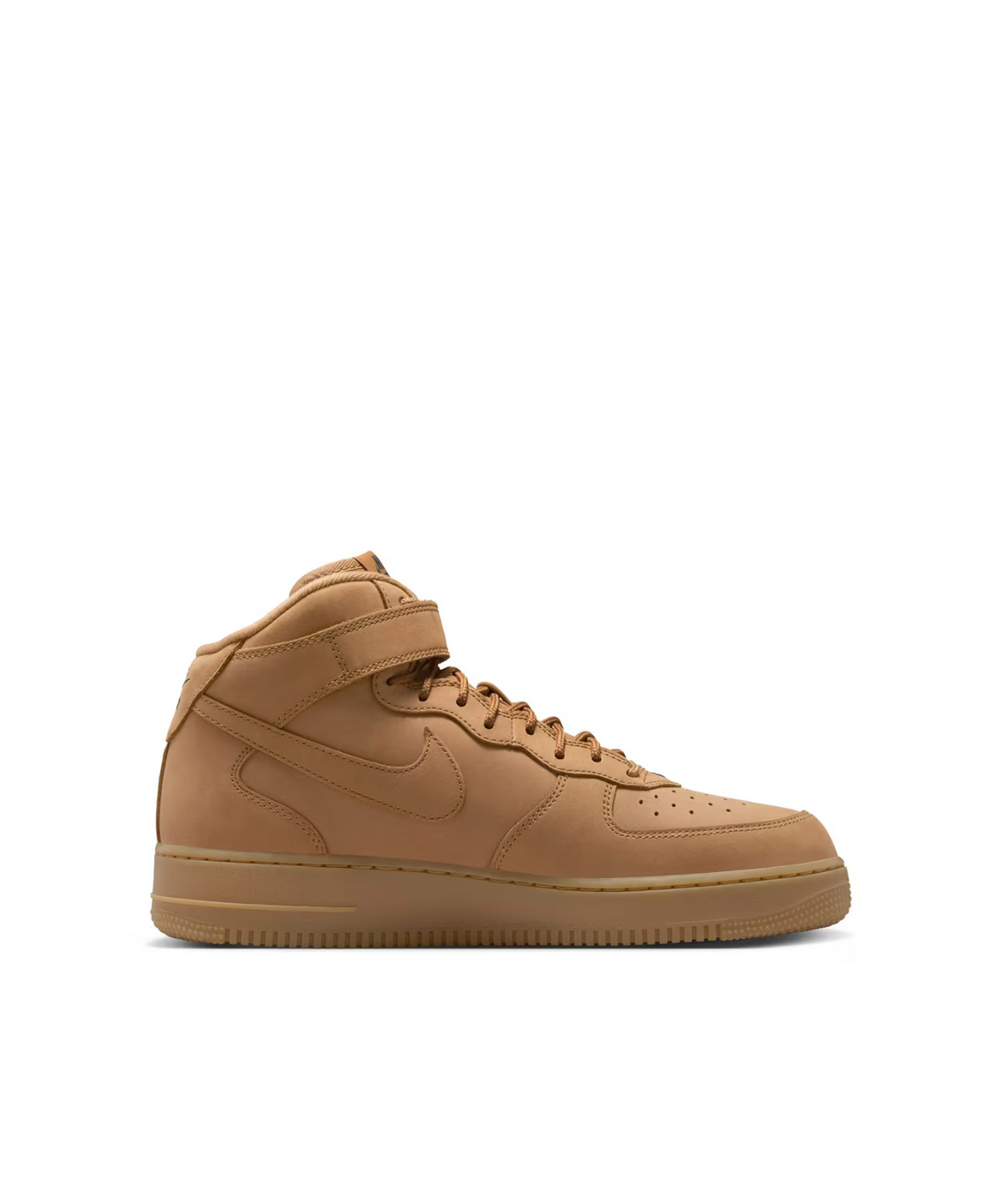 715889-200-2025 Nike Air Force 1 '07 Mid "Flax/Outdoor Green" (2025) (Men's)
