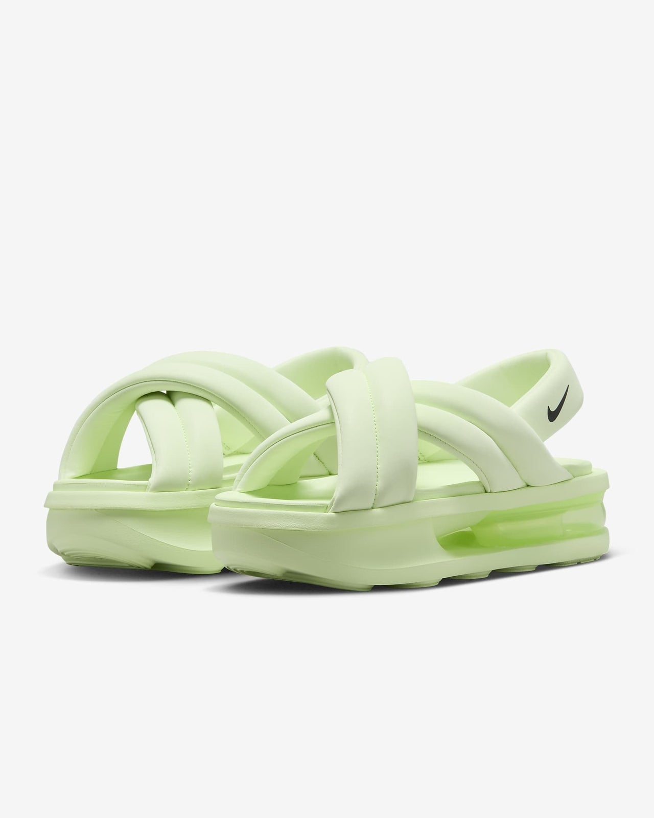 FJ5929-700 Nike Air Max Isla Slide Barely Bolt Bolt Black (Women's)