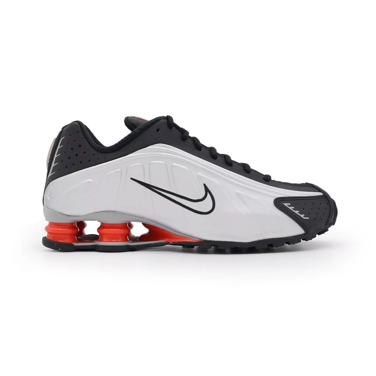 BV1111-008 Nike Shox R4 OG Black and Metallic Silver (Men's)
