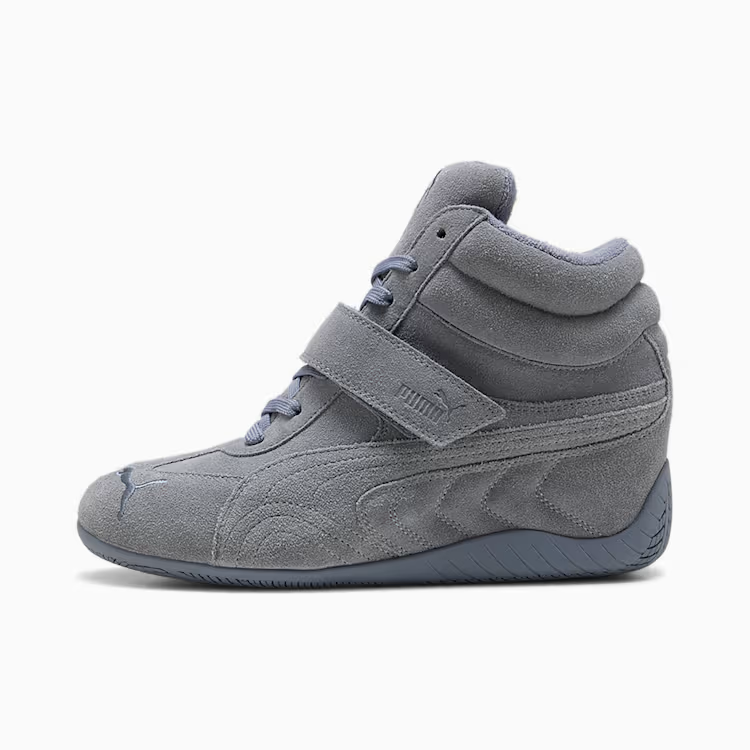 408118-02 Puma Speedcat Wedge Gray Sky PUMA Black (Women's)