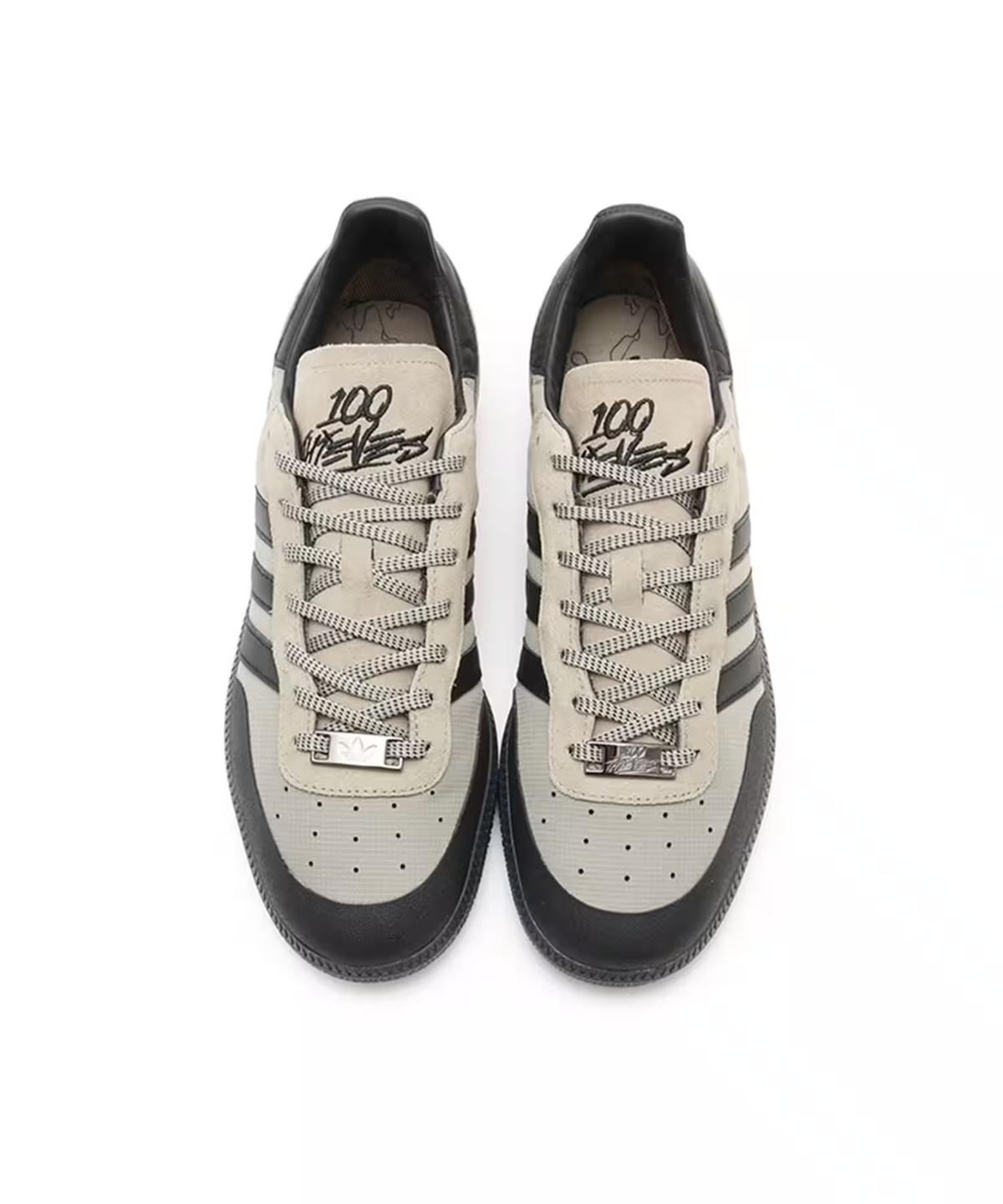 JR5536 100 Thieves adidas Originals Palos Hills Silver Pebble Core Black (Men's)