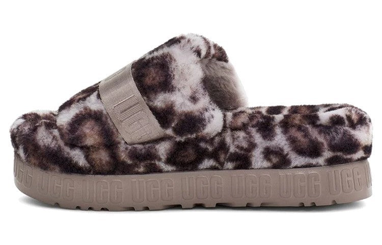 1122556-SYGR UGG Fluffita Panther Print Stormy Gray (Women's)