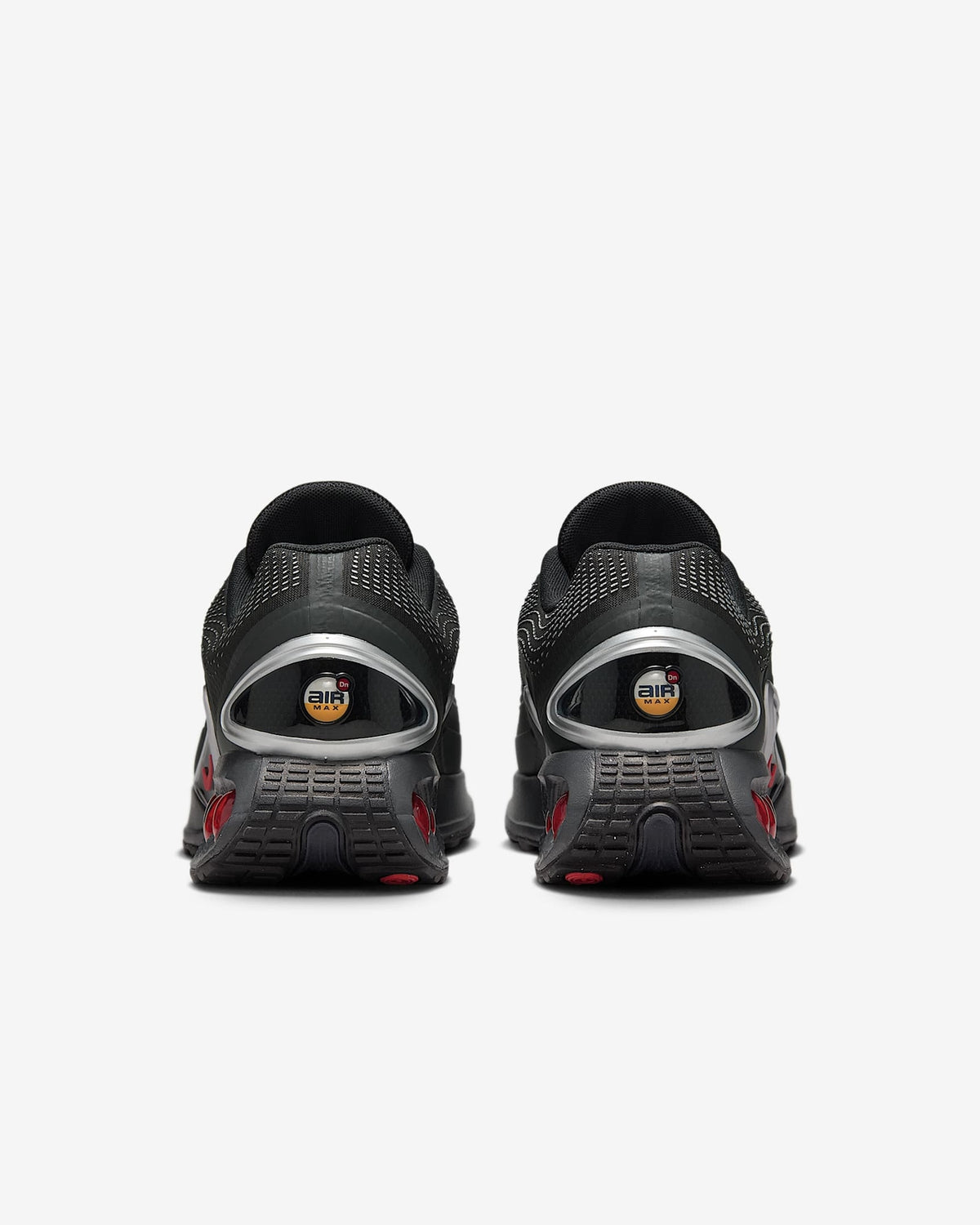 DV3337-016 Nike Air Max DN Black Metallic Silver University Red (Men's)