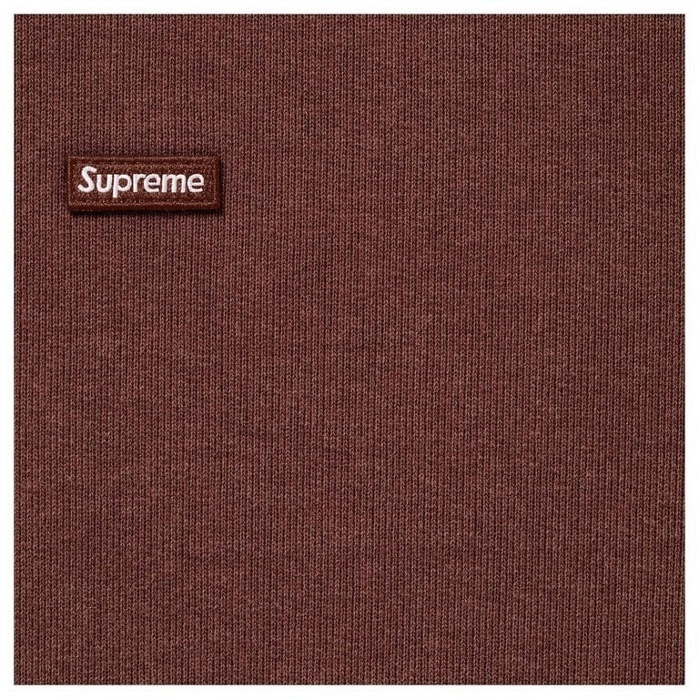 Supreme Small Box Zip Up Hooded Sweatshirt Brown (26FW)