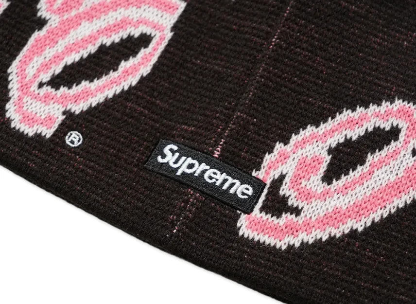 Supreme New Era Cursive Beanie "Dark Navy"