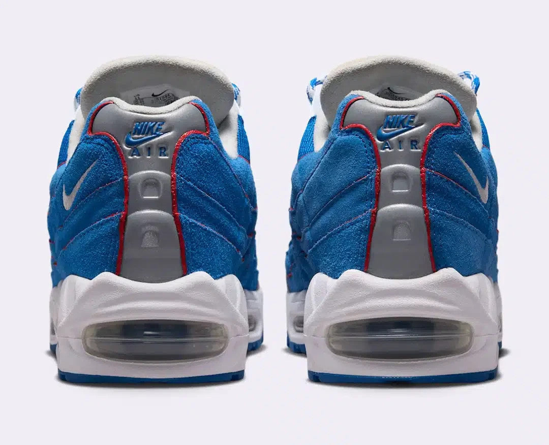 IR1944-400 Nike Air Max 95 Big Bubble "Blue Sapphire/Metallic Silver" (Men's)