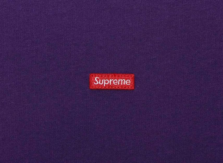 Supreme Small Box L S Tee Purple