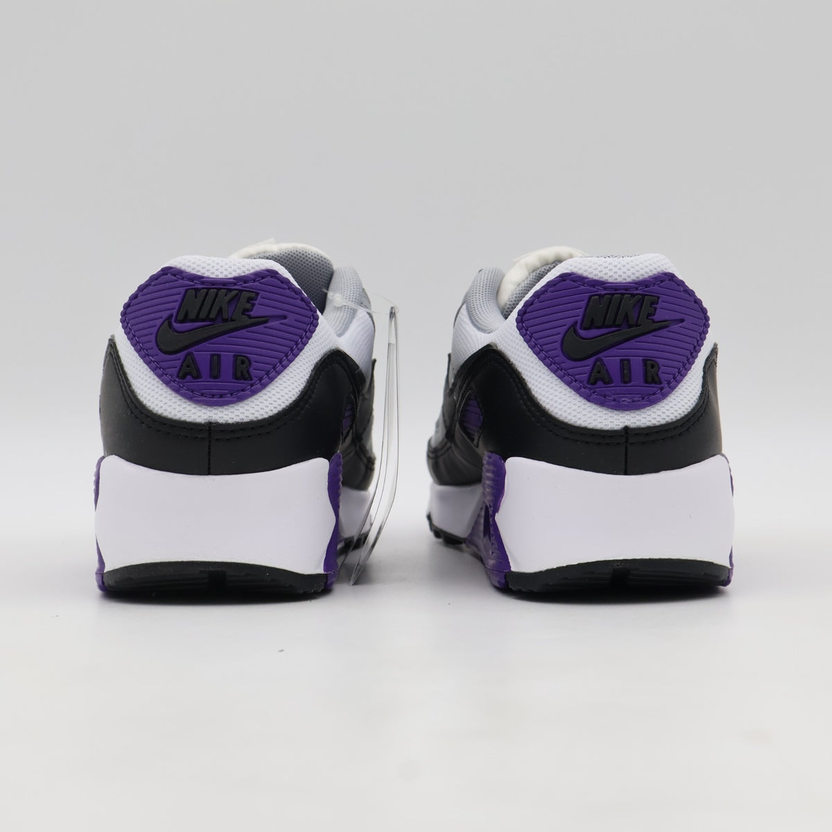 DH8010-110 Nike Air Max 90 White Black Wolf Grey Iron Grey (Women's)