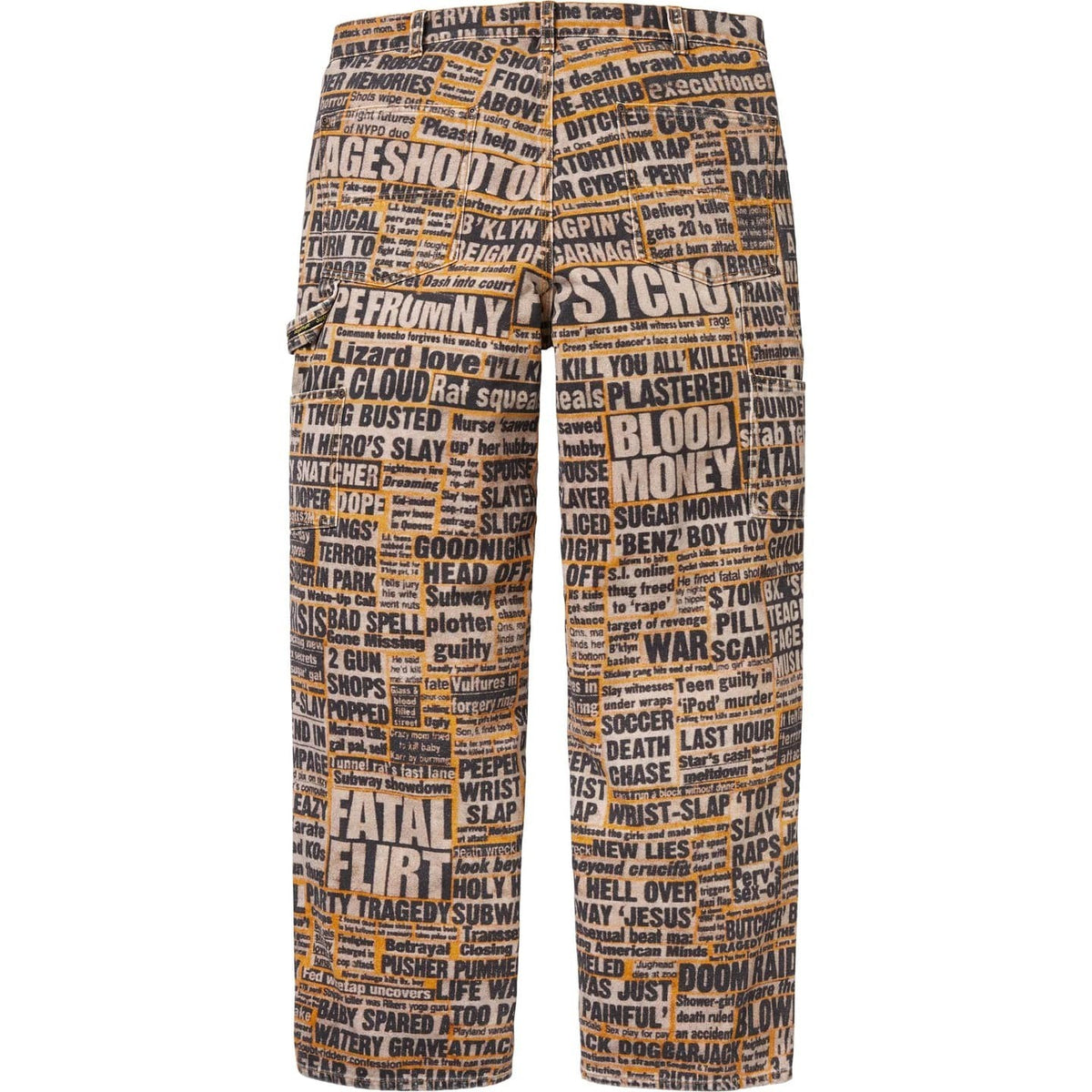 Supreme x Dash Snow Double Knee Painter Pant Multi