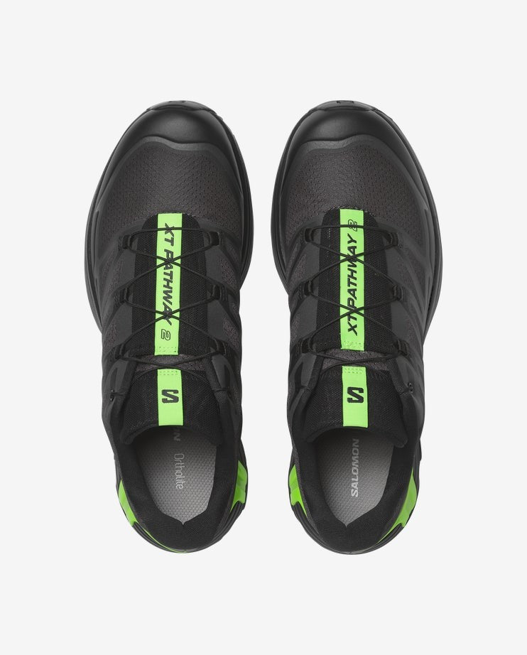 L47860700 Salomon XT-Pathway 2 Asphalt Black Green Gecko (Men's)