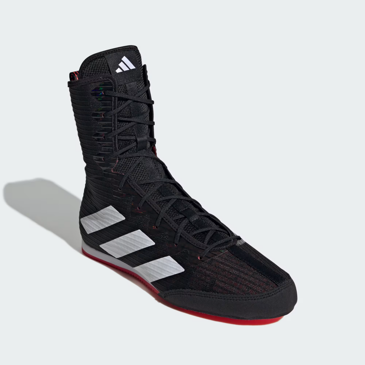 IH2730 adidas Box Hog 4 Core Black/Cloud White/Pure Ruby (Men's)