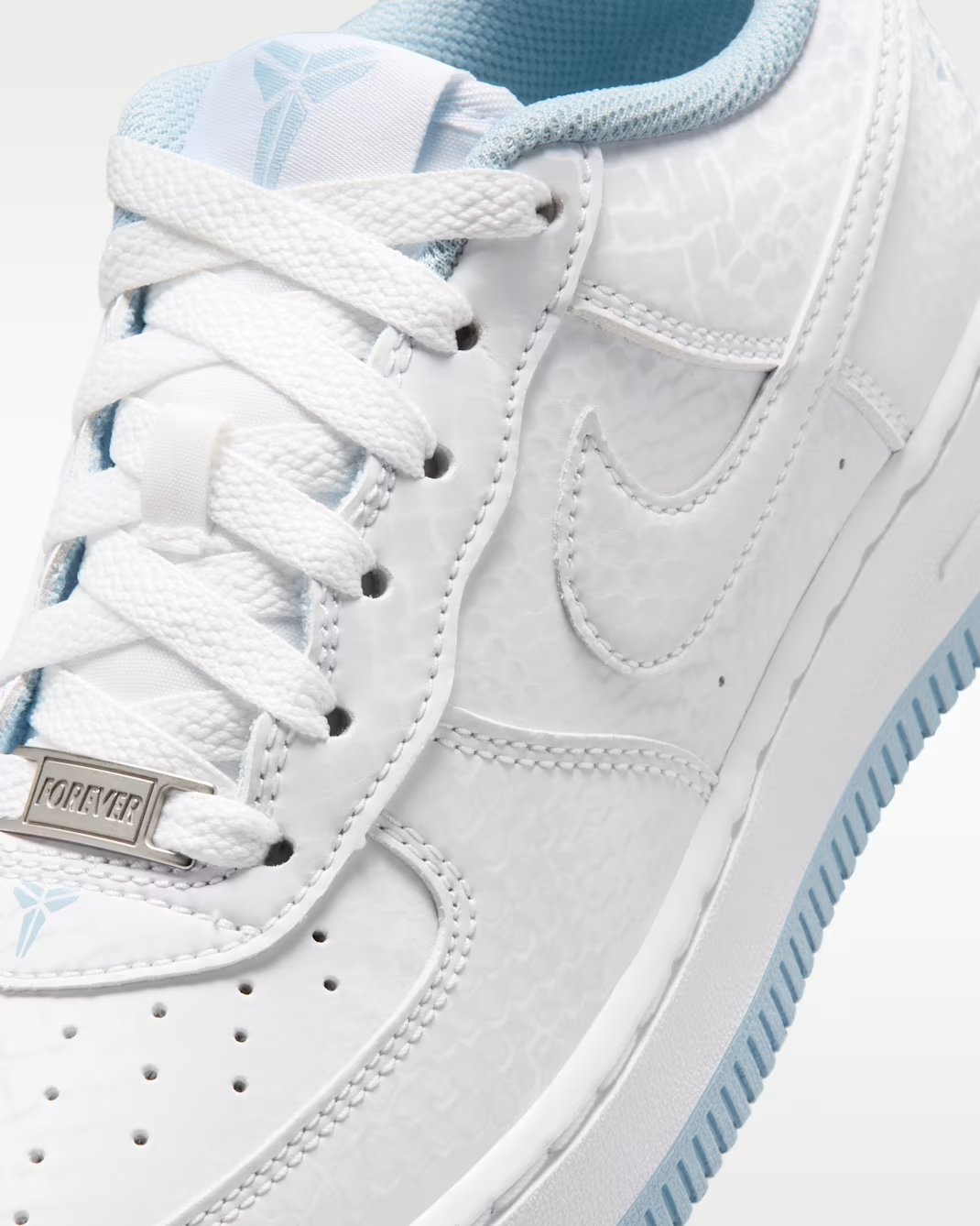 IO4610-100 IO4610-100 Nike GS Air Force 1 Low White/Armory Blue