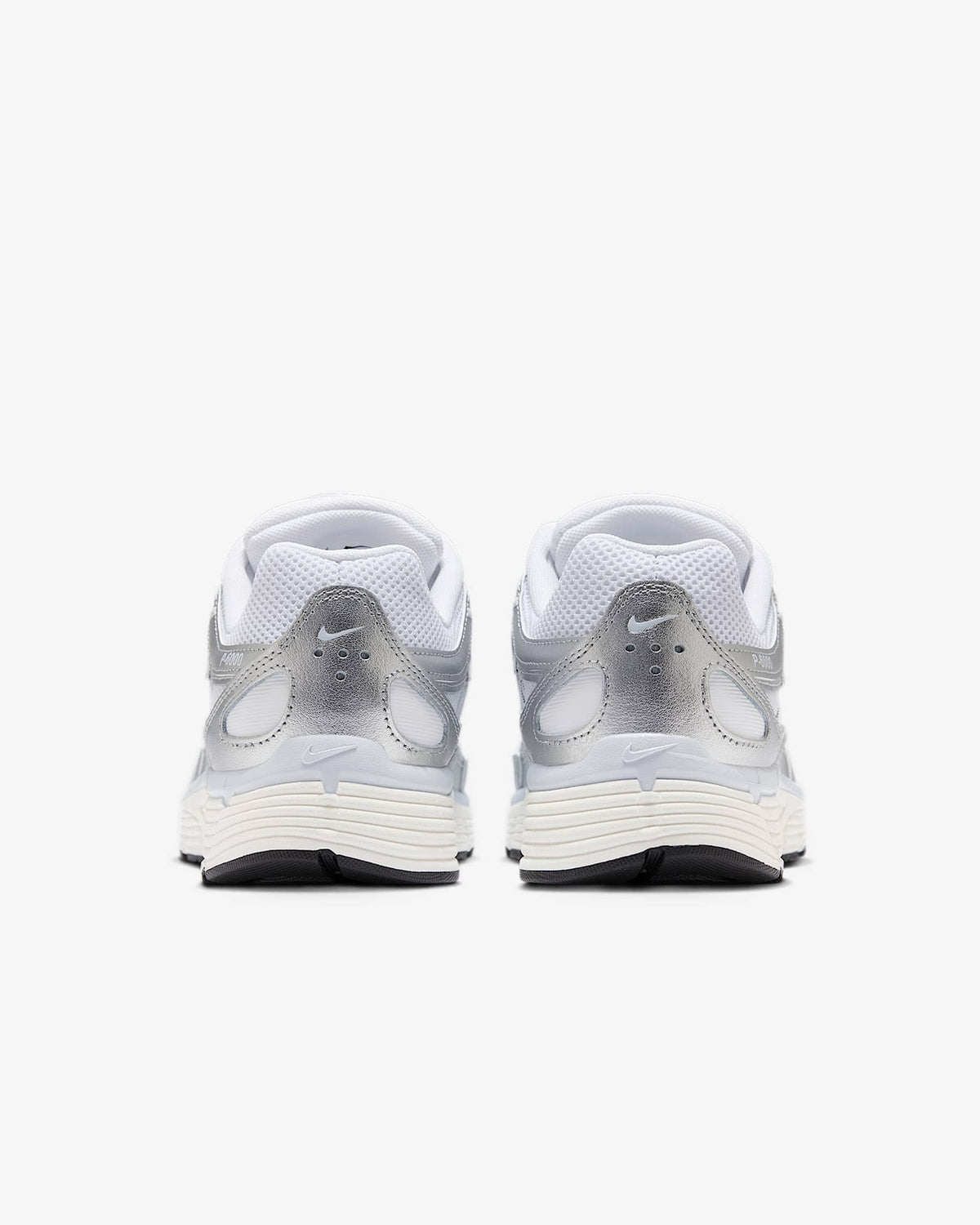 BV1021-106 Nike P-6000 White Blue Tint Sail Metallic Silver (Women's)