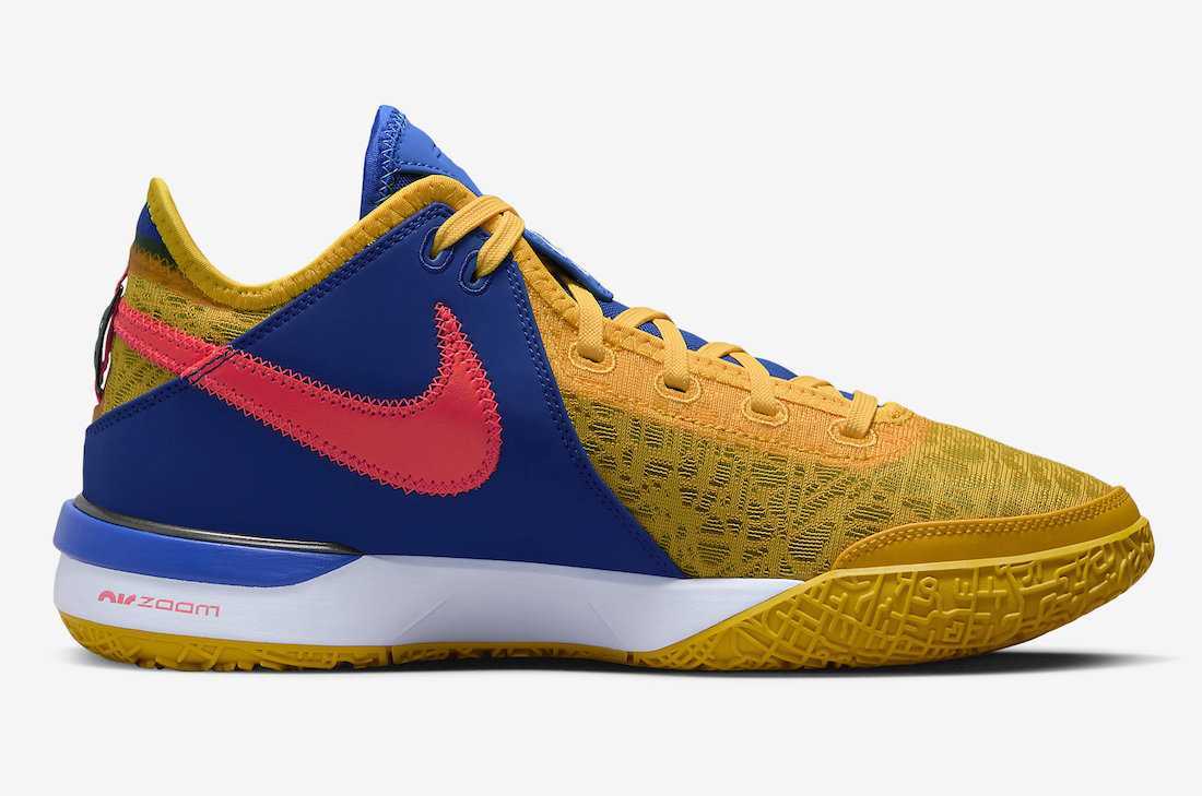 DZ2916-700 Titan Ã Nike Zoom LeBron NXXT Gen University Gold