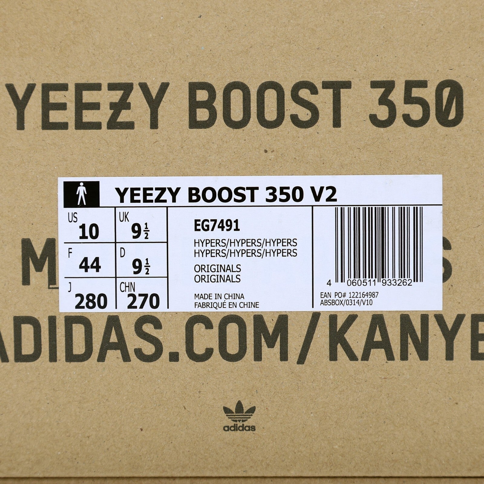 EG7491 adidas Yeezy Boost 350 V2 Hyperspace Grey Mint Green Aero Blue (Men's)