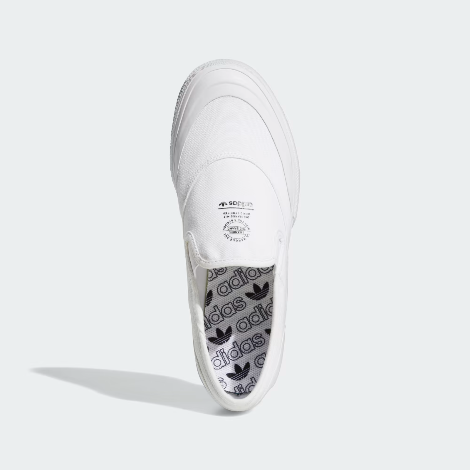 S23725 adidas Nizza RF Slip "Cloud White/Core Black" (Men's)
