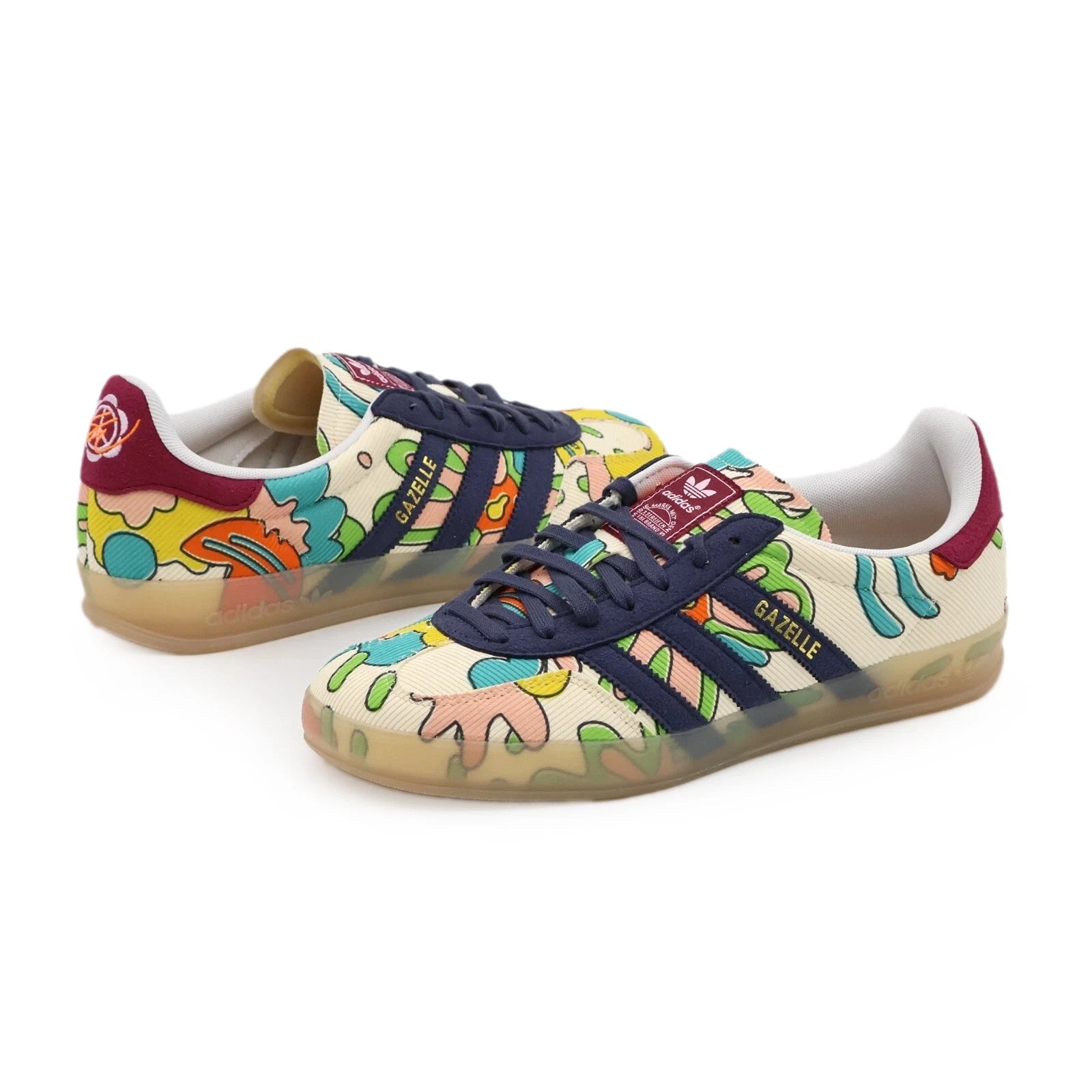 IG2849 Sean Wotherspoon Ã adidas Gazelle Indoor Corduroy Ecru Tint Shadow Navy