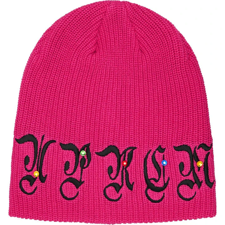Supreme AOI Gems Beanie Pink