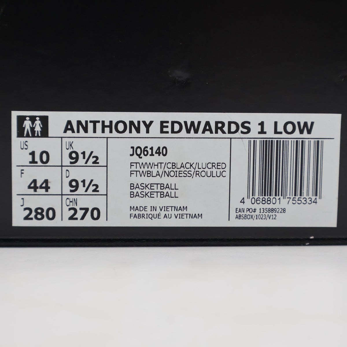 JQ6140 adidas AE1 Low Best of Adi 2.0 Footwear White Core Black Lucid Red (Men's