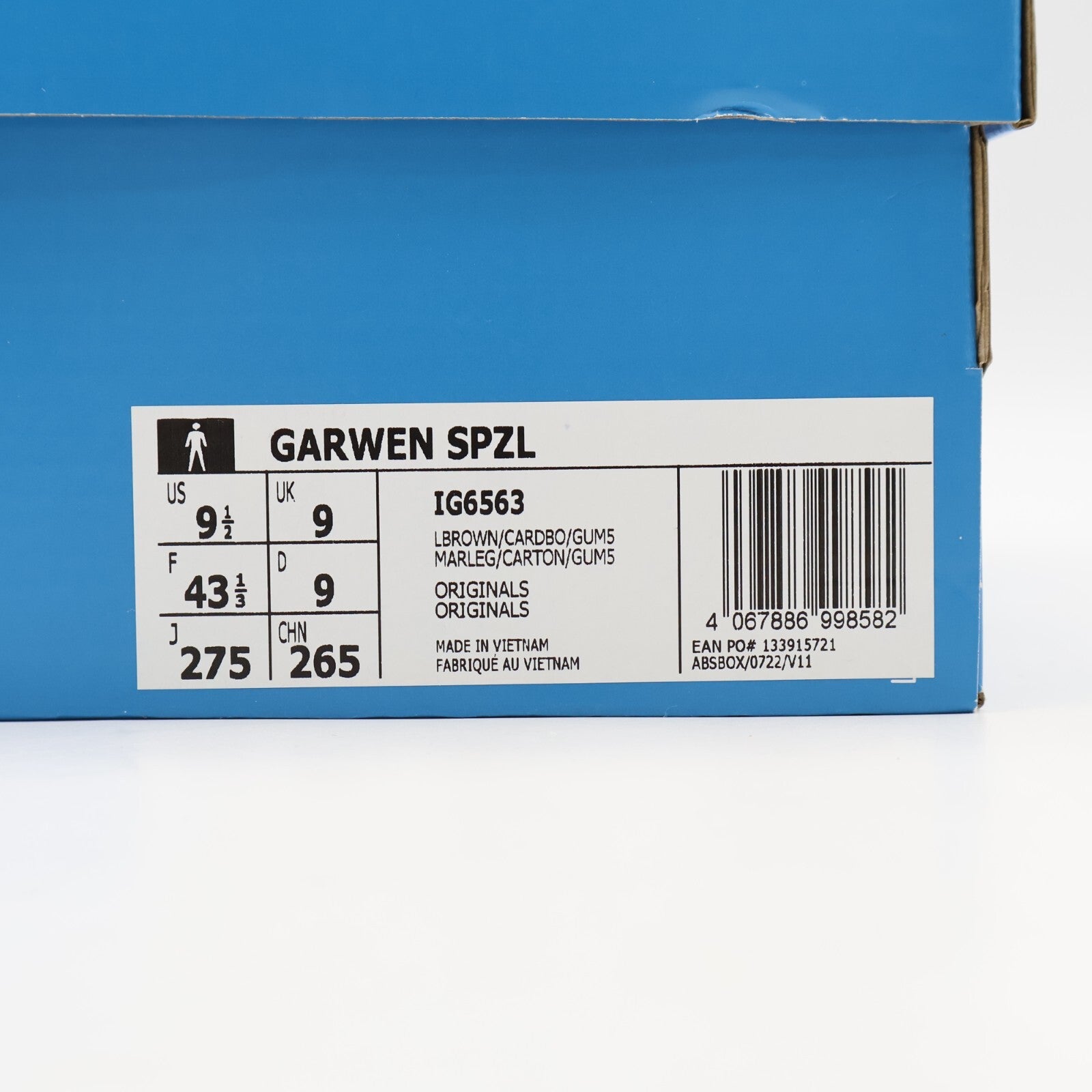 IG6563 adidas Originals Garwen SPZL Light Brown Cardboard Gum (Men's)