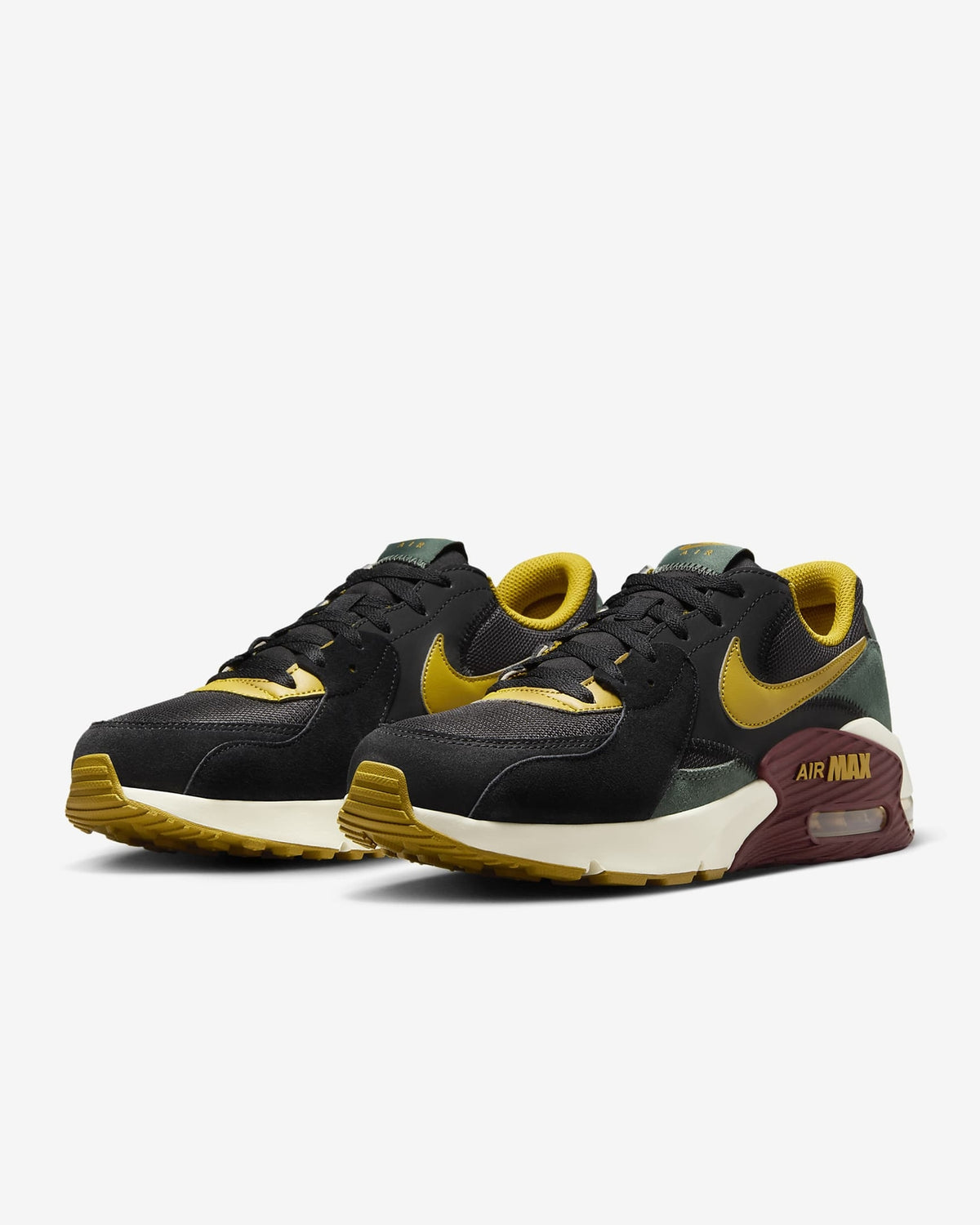 HQ3610-010 Nike Air Max Excee Black Vintage Green Dark Team Red Bronzine (Men's)