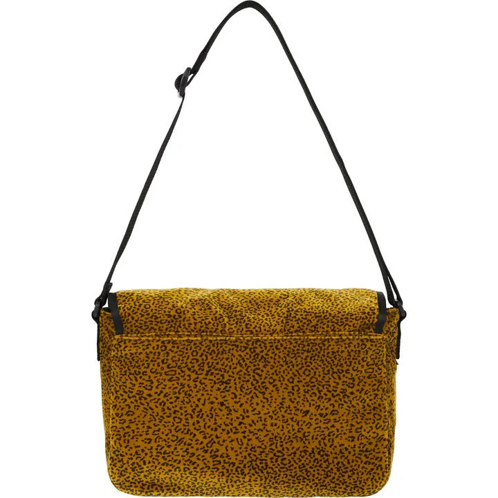 Supreme Velvet Small Messenger Bag Tan Leopard