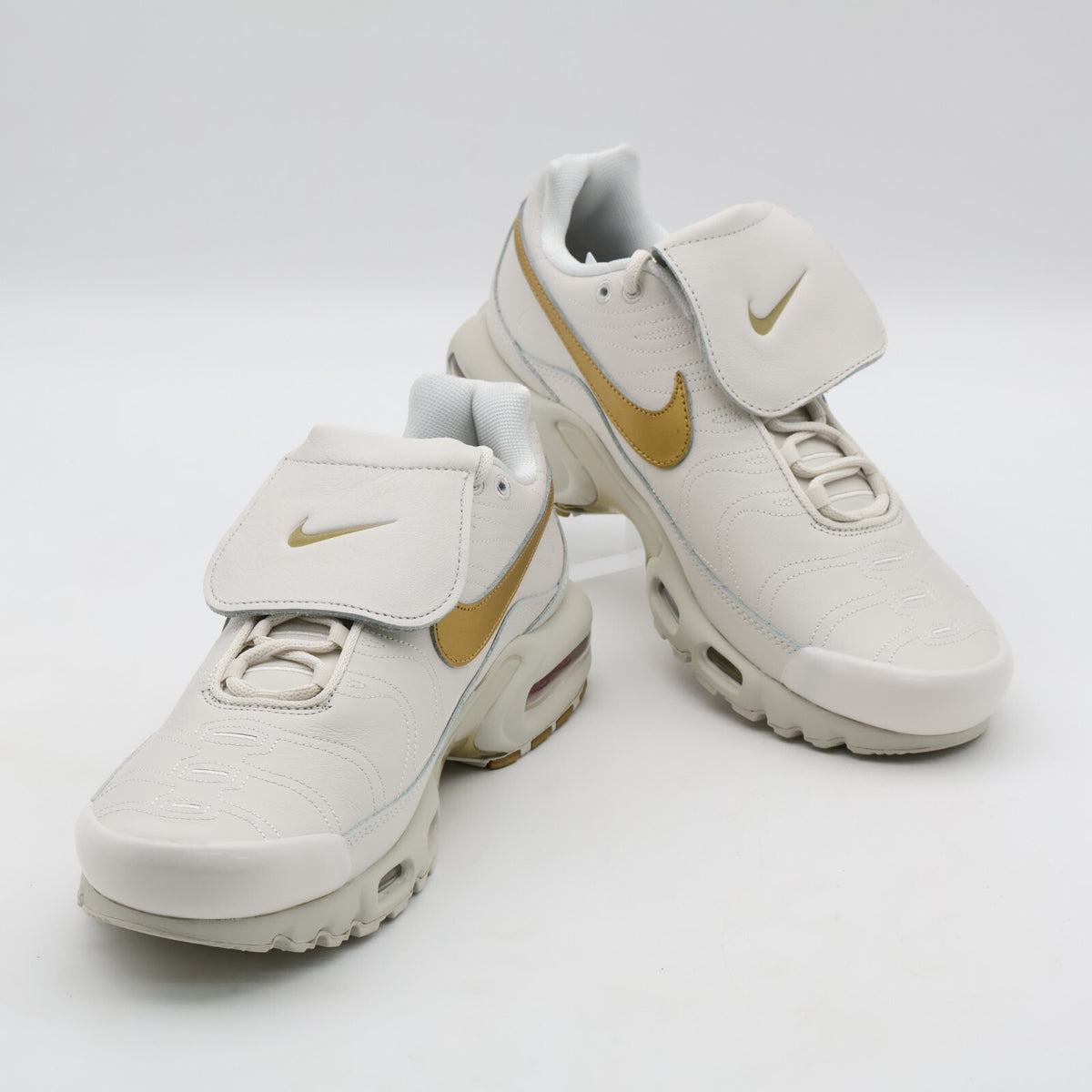 HV2541-001 Nike Air Max Plus Tiempo Phantom and Metallic Gold (Men's)