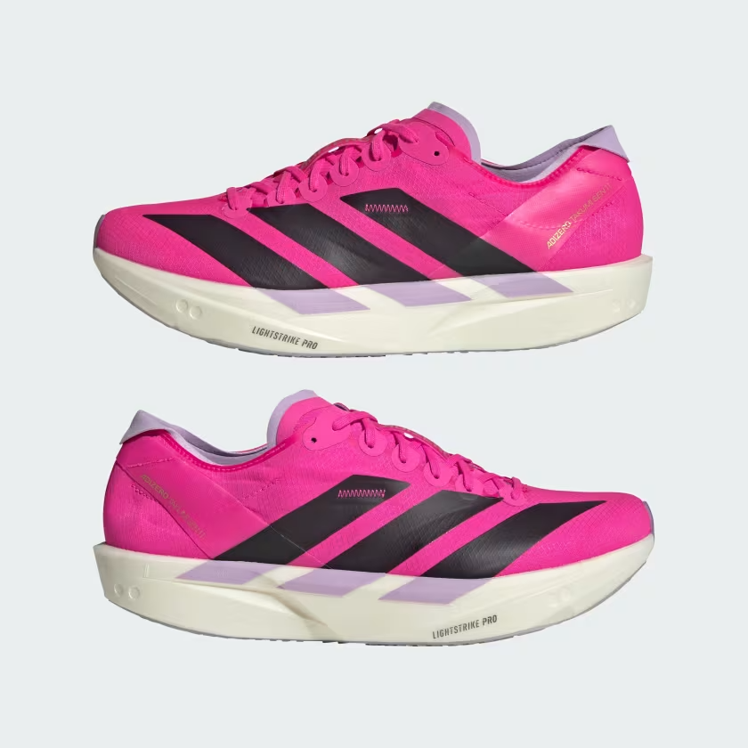 JQ2812 adidas Adizero Takumi Sen 11 Shock Pink Aurora Black Powder Plum (Men's)