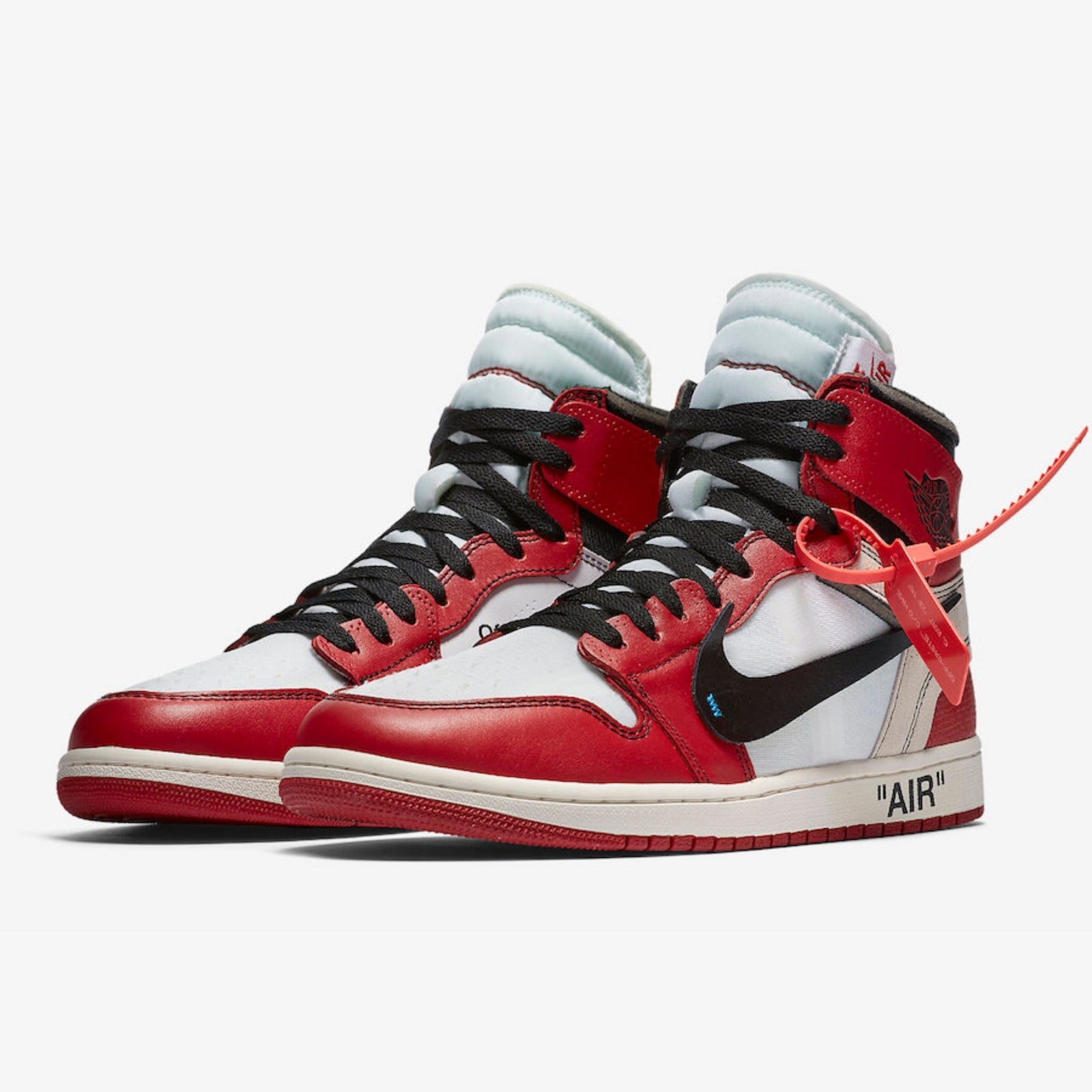 AA3834-101 Off-White Ã Nike Air Jordan 1 Retro High The Ten Chicago (Men's)