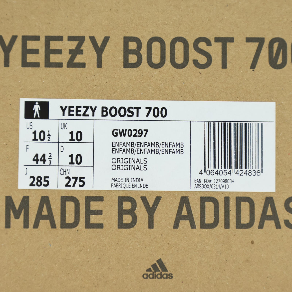 GW0297 adidas Yeezy Boost 700 Enflame Amber (Men's)