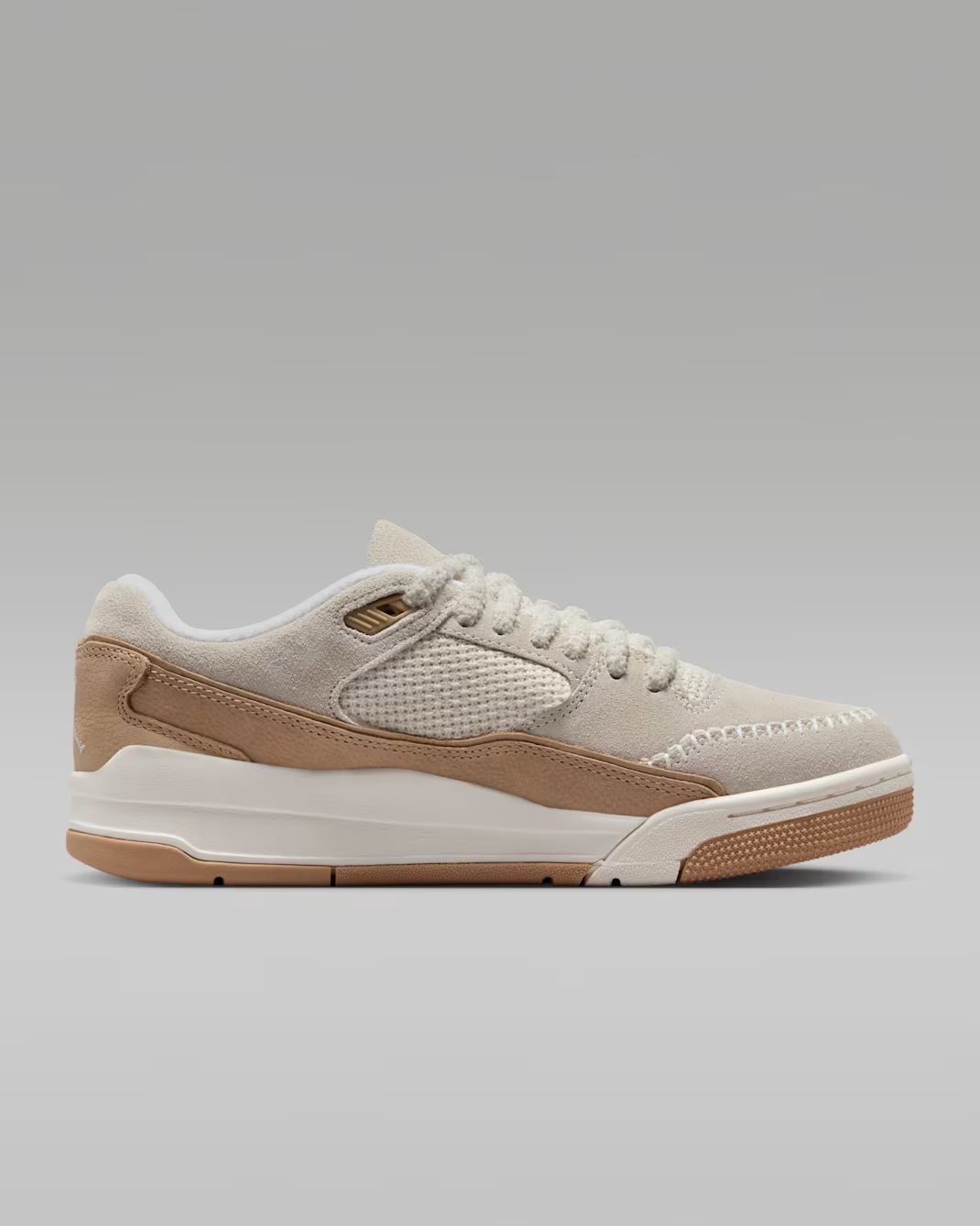 IB4414-120 Jordan Flight Court SE Shoes Light Allwood Brown Hemp (Women's)