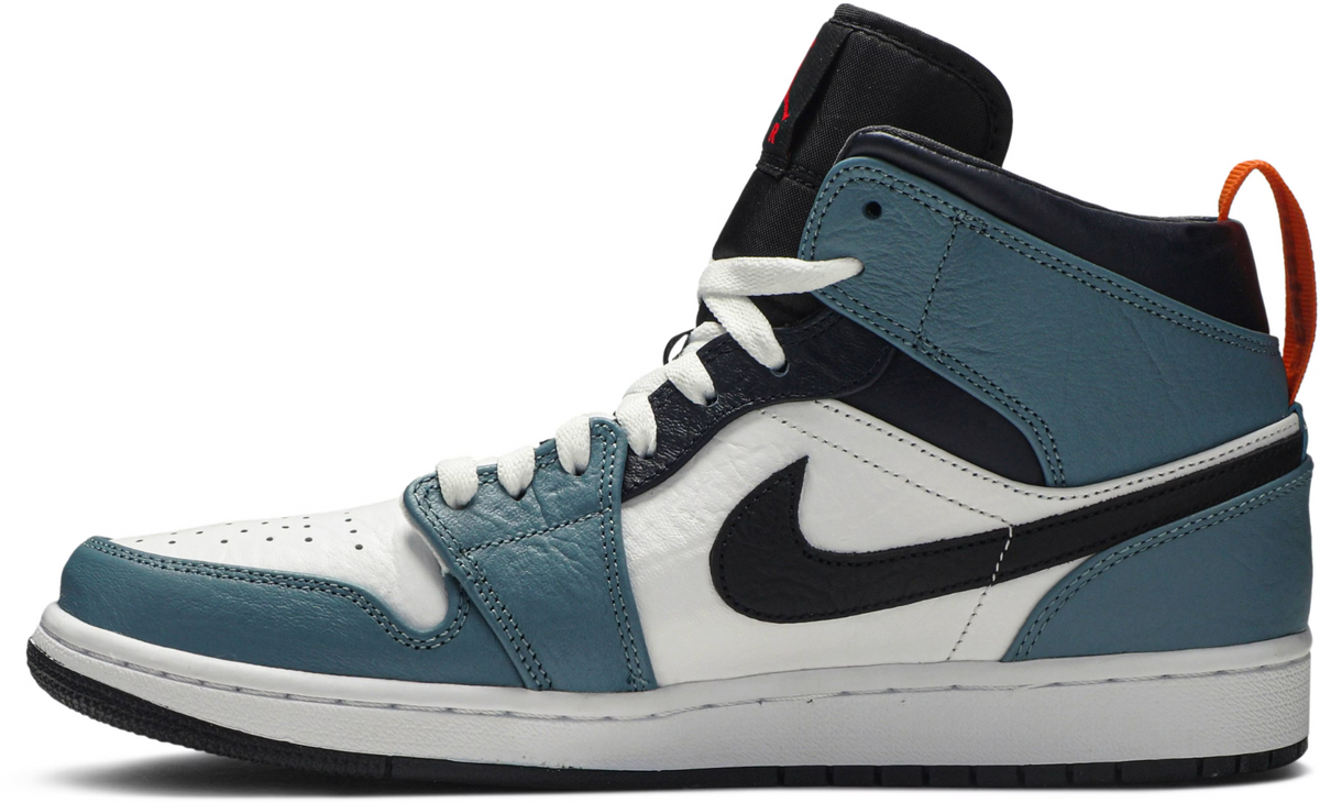 CU2802-100 FACETASM Ã Nike Air Jordan 1 Mid "White/Navy" (Men's)