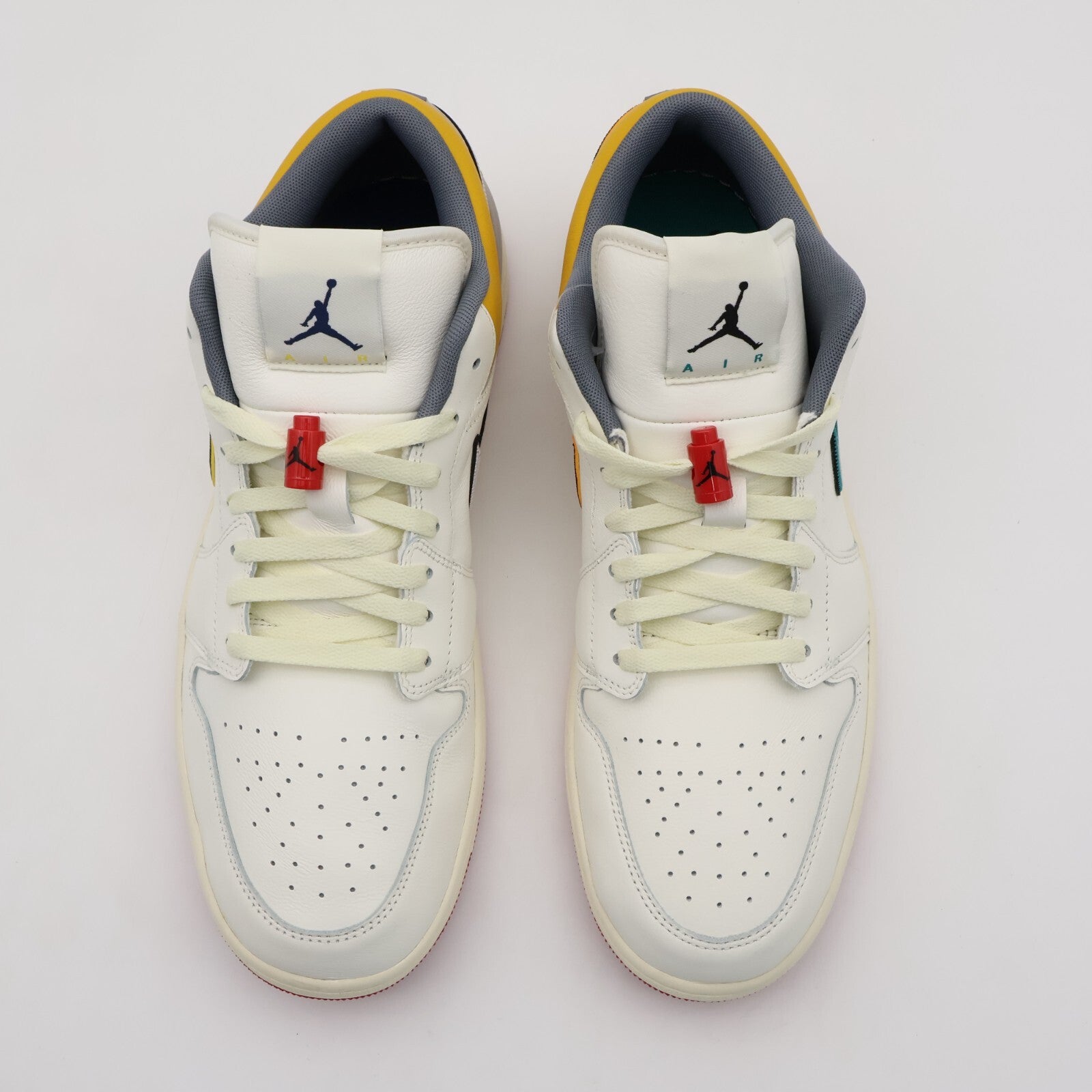 HV4511-133 Nike Air Jordan 1 Low PRM Sail Cashmere College Grey Blue (Men's)