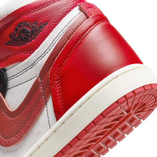 FB9891-600 Nike Air Jordan 1 High MM Sport Red Black Sail Dune Red (Women's)