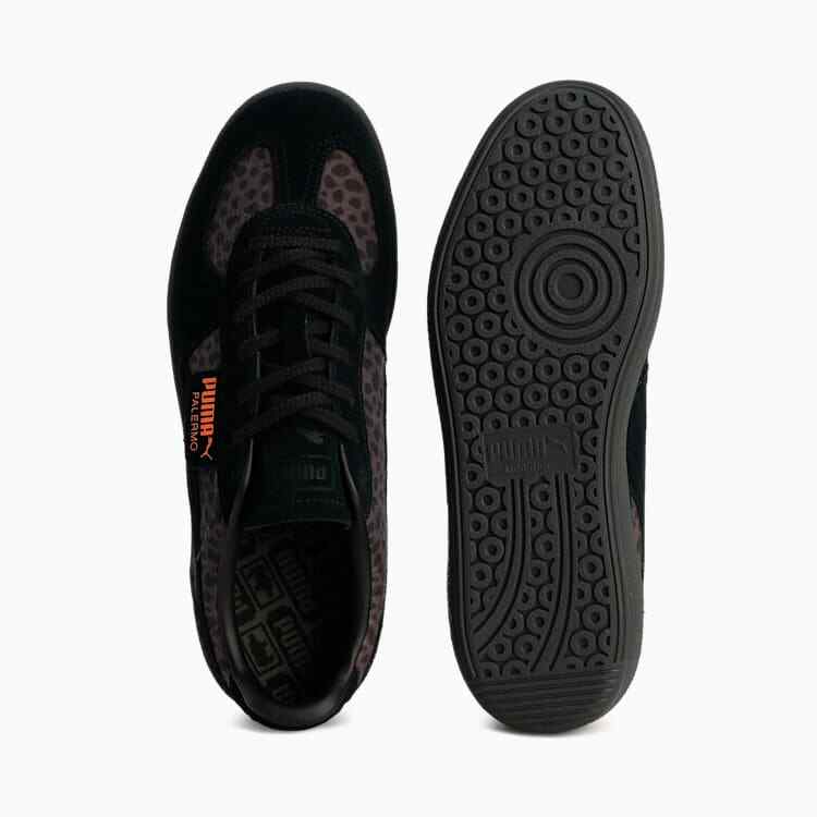 403449-01 Scye Puma Palermo Leo Puma Black Rickie Orange (Men's)