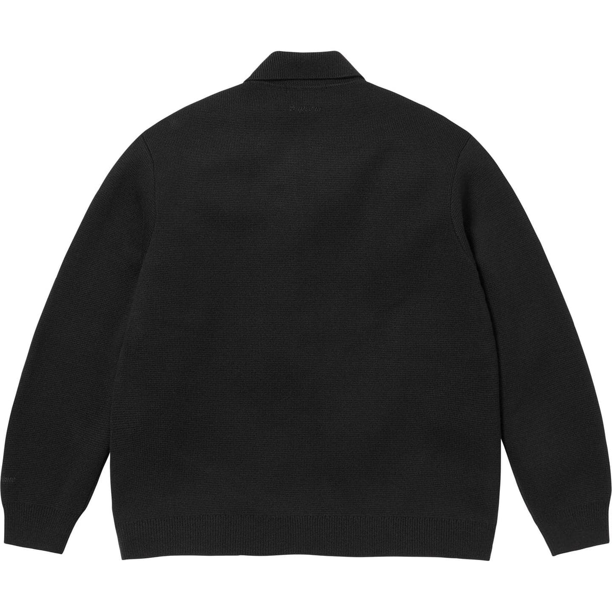 Supreme Studded Suede Zip Up Cardigan Black