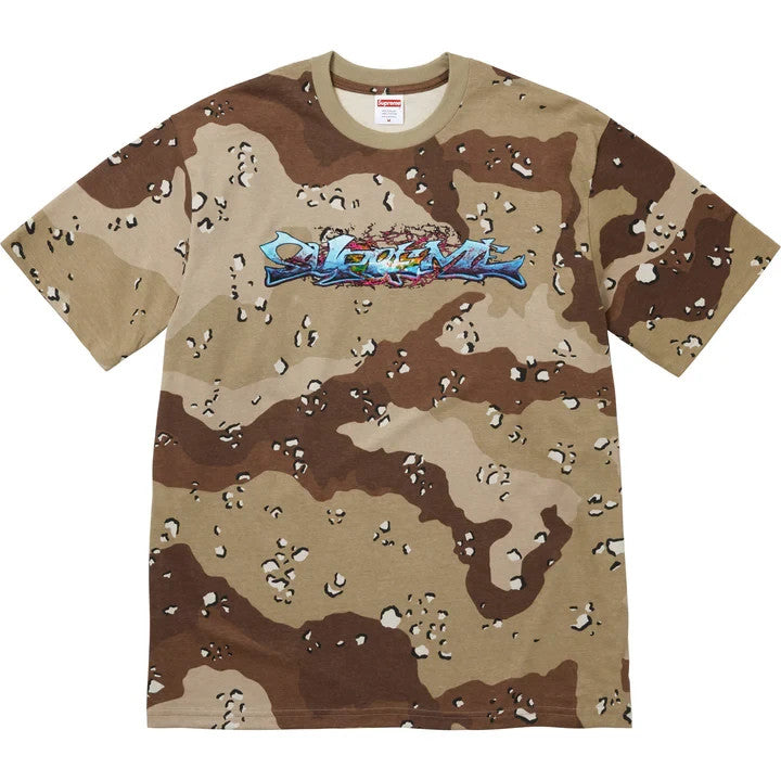 Supreme Tag Tee Chocolate Chip Camo