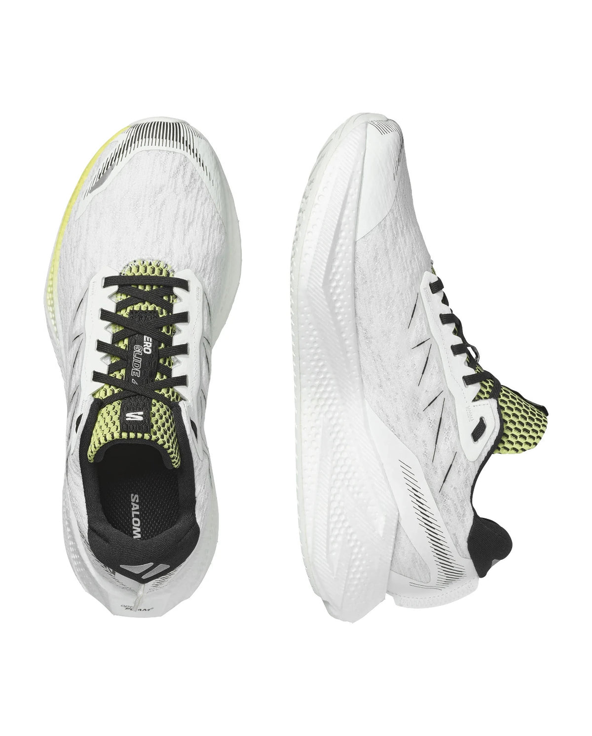 L45404100 Salomon Aero Glide 4 "White/Sunny Lime" (Men's)