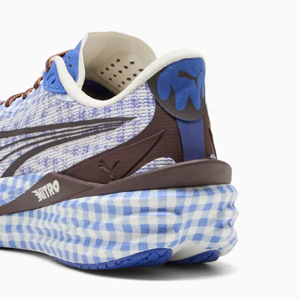 406307-02 Puma Deviate Nitro 4 Check Royal Sapphire PUMA White (Men's)