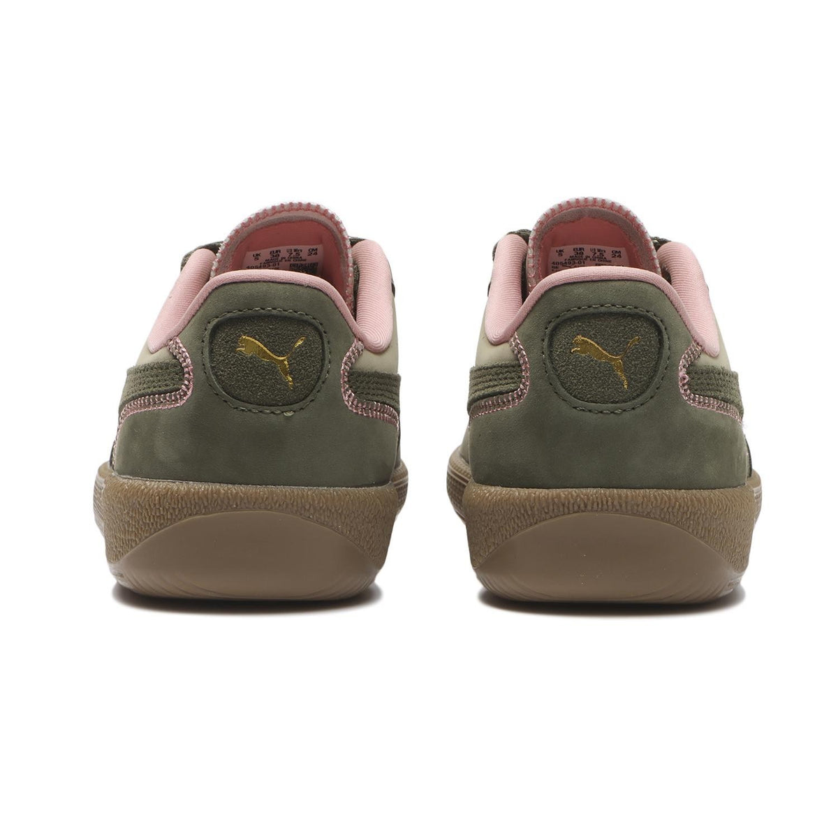 405493-01 Puma PALERMO LUX WNS "PEBBLE GRAY-LODEN GREEN-GUM" (Men's)
