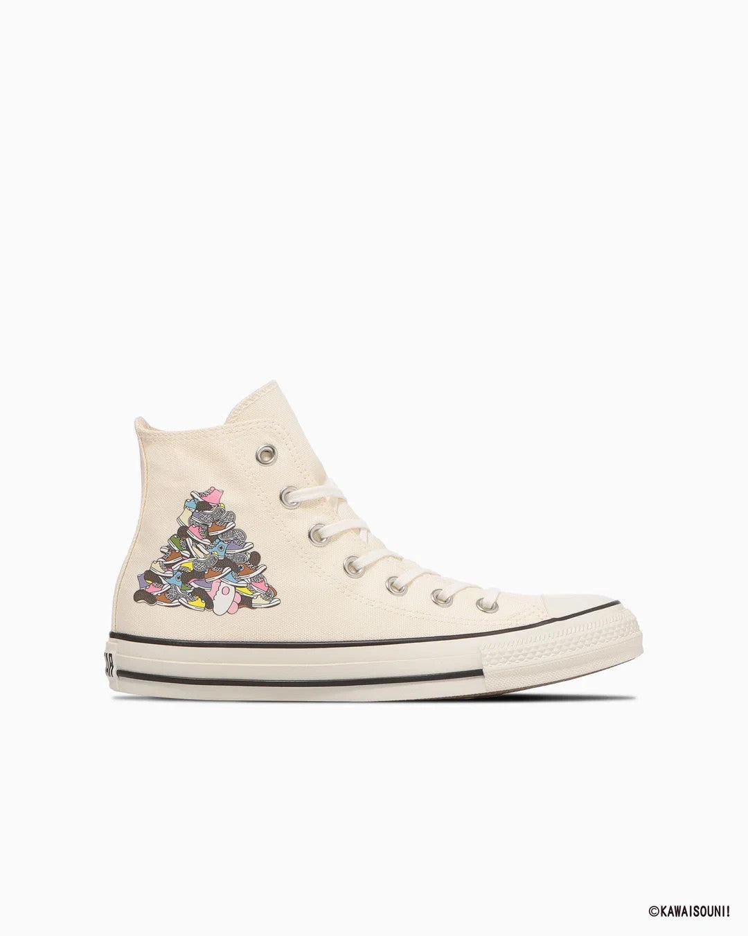 31316591 Kawaisouni! Converse All Star KM Hi Off White (Men's)