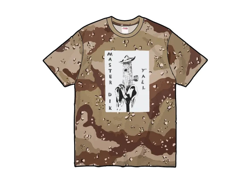 Supreme x Mike Kelley Tee "Chocolate Chip Camo"