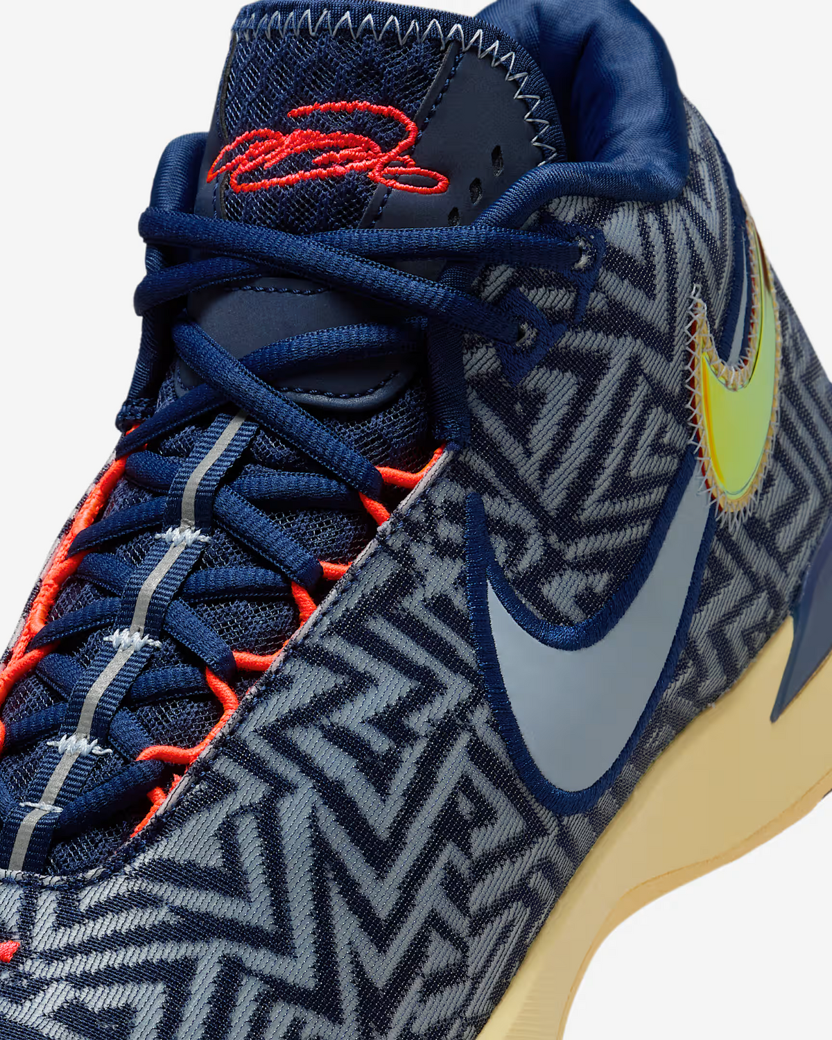 HF0711-401 Nike LeBron NXXT Genisus Midnight Navy Soft Yellow (Men's)