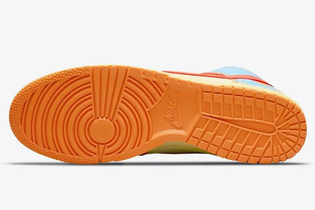 DD9404-800 Nike Dunk High 1985 SP "Orange Acid Wash" (Men's)