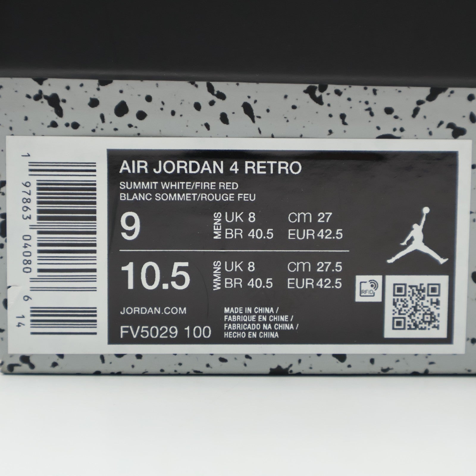 FV5029-100 Nike Air Jordan 4 Retro  White Cement (2025) (Men's)