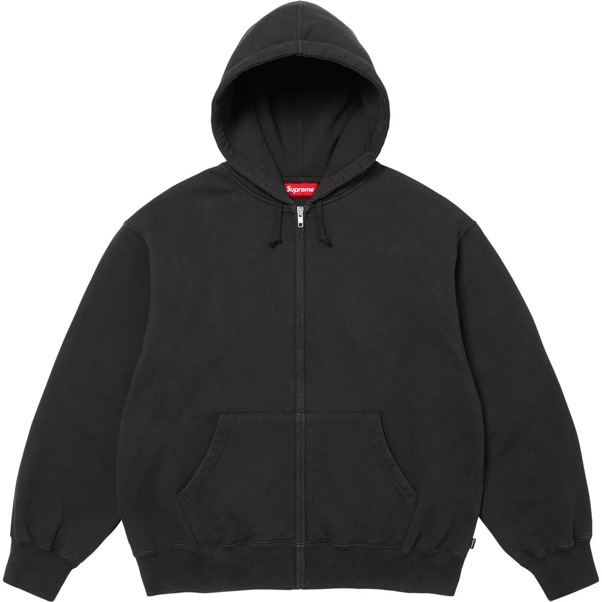 Supreme Cut Out Zip Up Hooded Sweatshirt Black