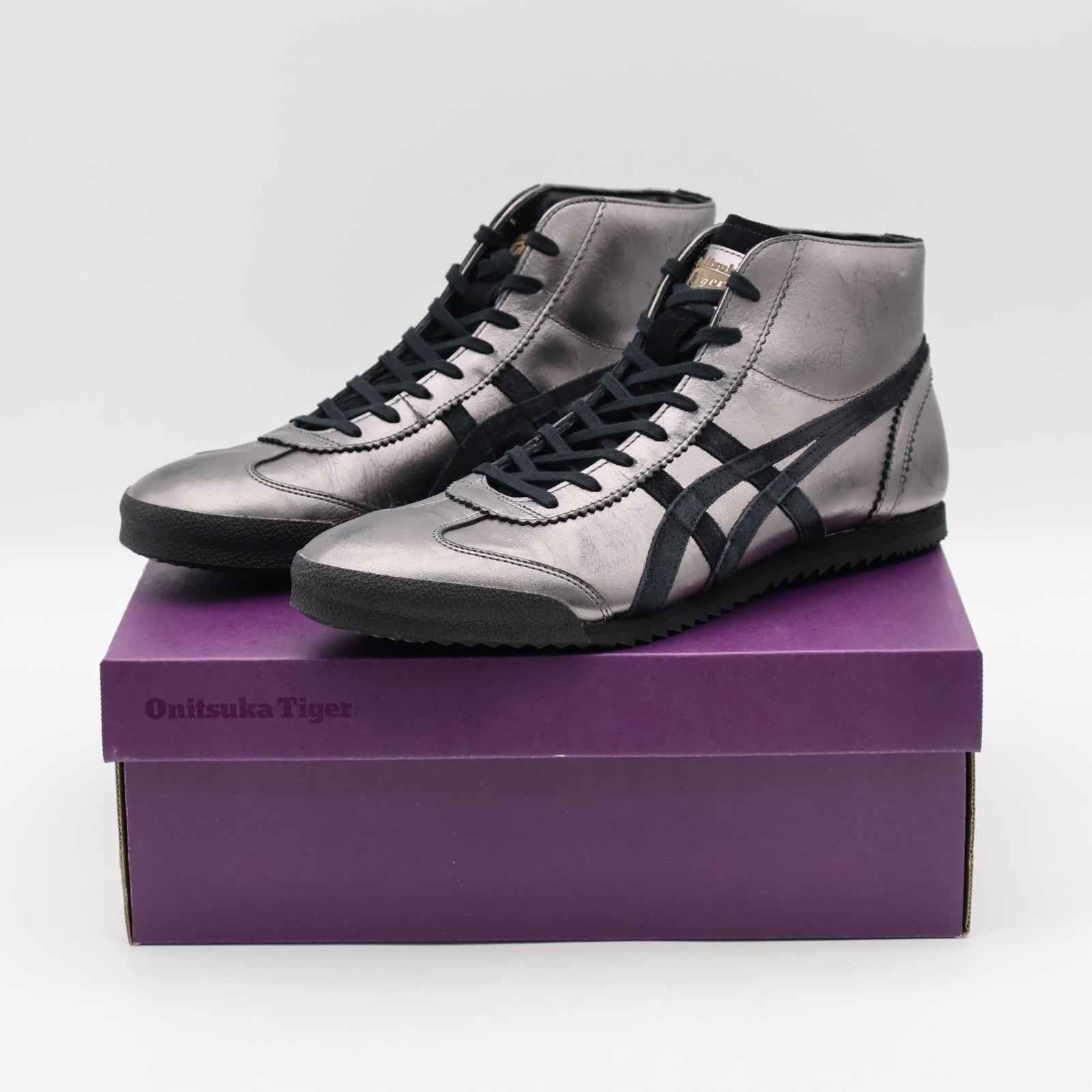 1181A608-021 Onitsuka Tiger NIPPON MADE Mexico Mid Runner Deluxe Gunmetal (Men's