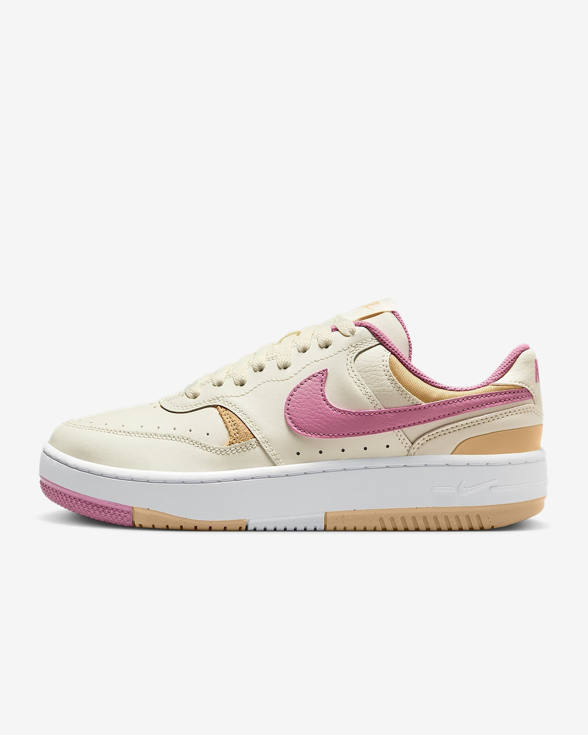 DX9176-005 Nike Gamma Force Soft Pearl Sesame White Elemental Pink (Women's)